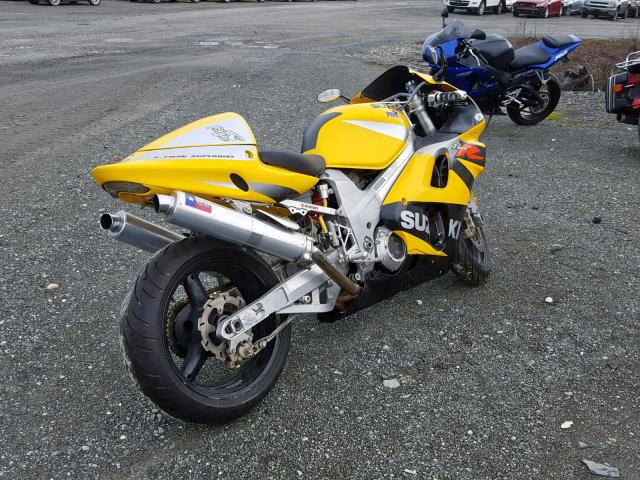 JS1VT52A022100603 - 2002 SUZUKI TL1000 R YELLOW photo 4