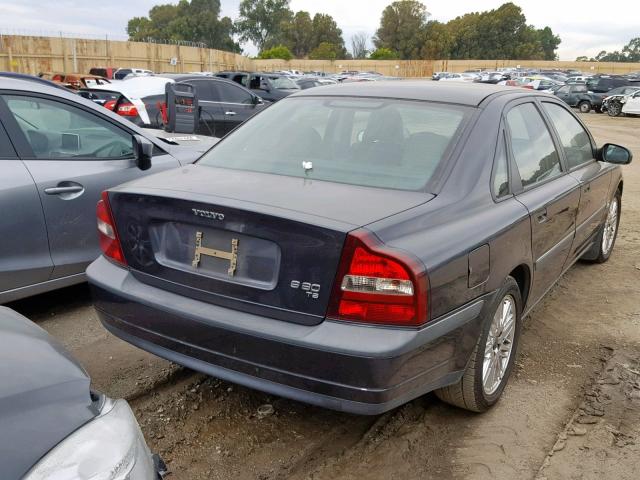 YV1TS90D5Y1126403 - 2000 VOLVO S80 T6 TUR GRAY photo 4