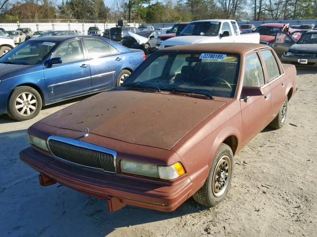 1G4AG55M8S6430380 - 1995 BUICK CENTURY SP BROWN photo 2