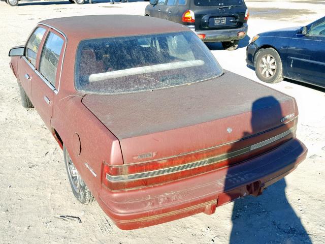 1G4AG55M8S6430380 - 1995 BUICK CENTURY SP BROWN photo 3