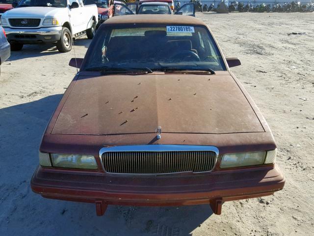 1G4AG55M8S6430380 - 1995 BUICK CENTURY SP BROWN photo 9