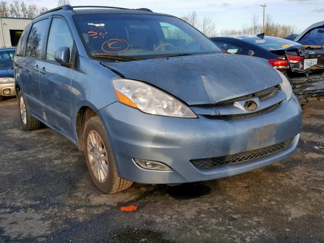 5TDBK22C07S007334 - 2007 TOYOTA SIENNA XLE BLUE photo 1