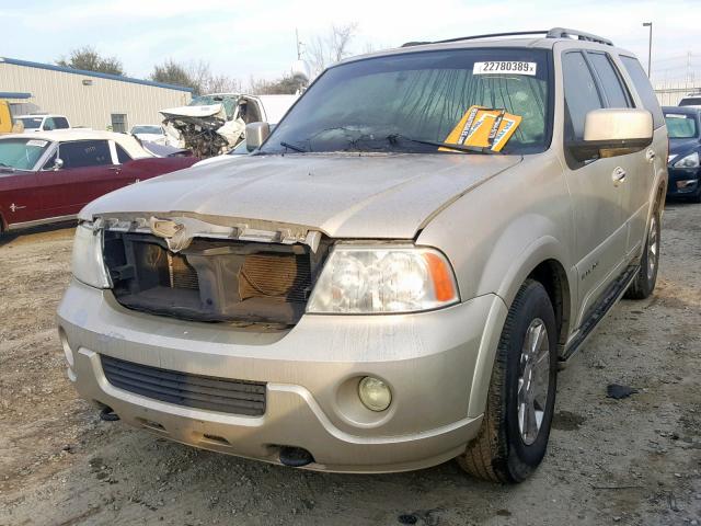 5LMFU28R14LJ24725 - 2004 LINCOLN NAVIGATOR 金色 照片 2