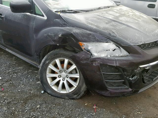 JM3ER2BM1B0380029 - 2011 MAZDA CX-7 PURPLE photo 9