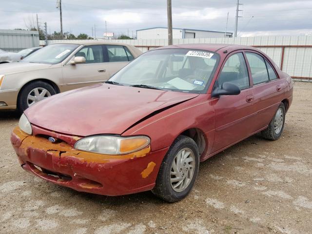 1FALP13PXWW108533 - 1998 FORD ESCORT SE 勃艮第红 照片 2