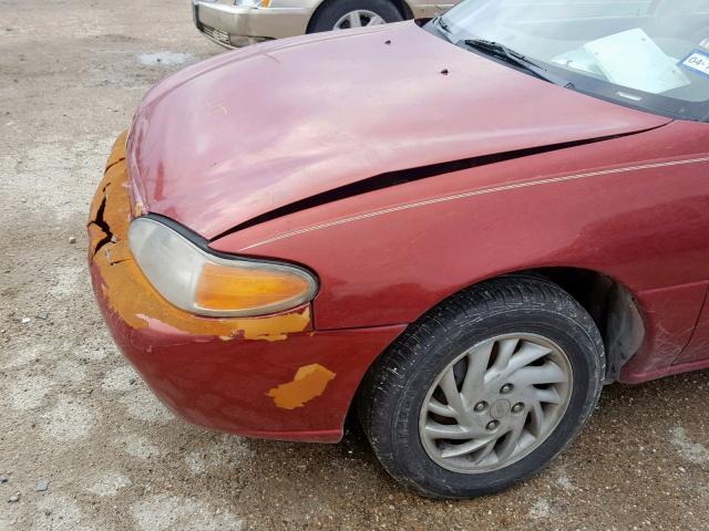 1FALP13PXWW108533 - 1998 FORD ESCORT SE 勃艮第红 照片 9