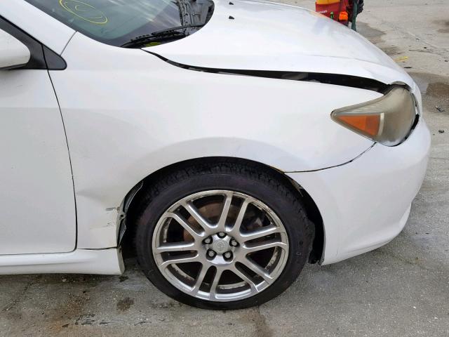 JTKDE177150006143 - 2005 TOYOTA SCION TC თეთრი ფოტო 10