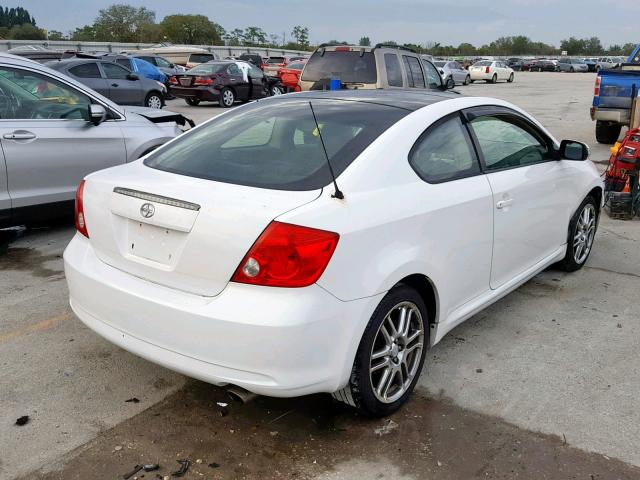 JTKDE177150006143 - 2005 TOYOTA SCION TC თეთრი ფოტო 4