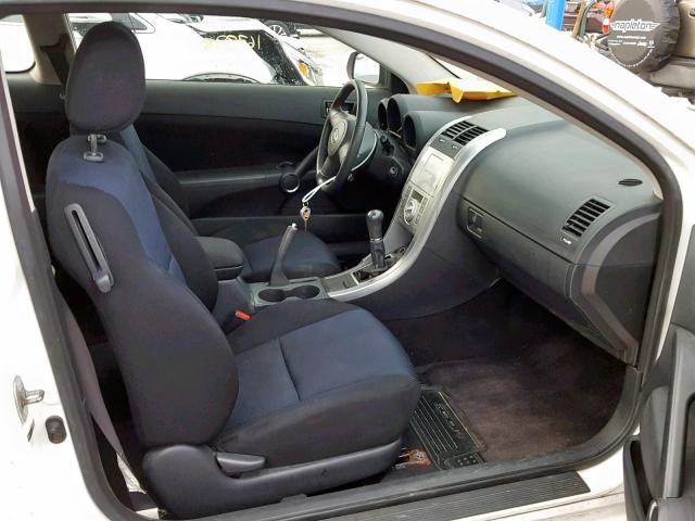 JTKDE177150006143 - 2005 TOYOTA SCION TC თეთრი ფოტო 5