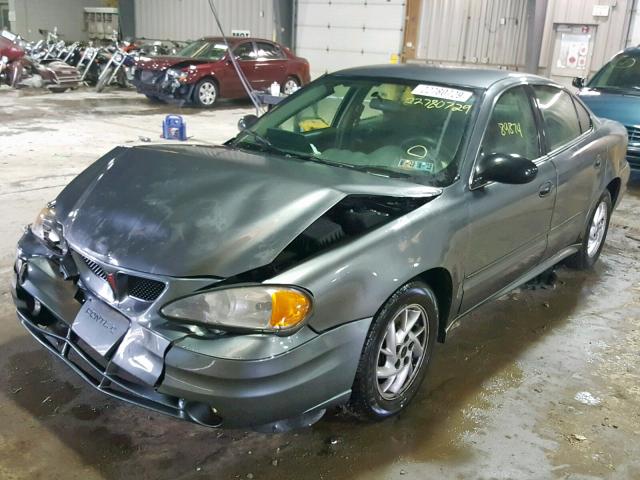 1G2NE52F84M513229 - 2004 PONTIAC GRAND AM S CHARCOAL photo 2