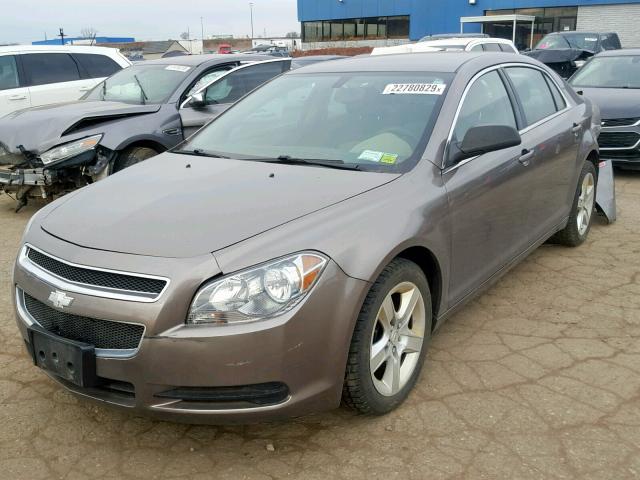 1G1ZB5E0XCF168455 - 2012 CHEVROLET MALIBU LS თაფლისფერი ფოტო 2