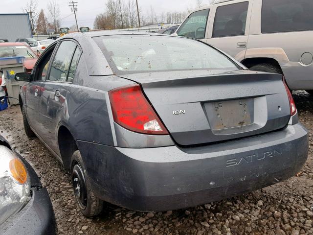 1G8AJ55F06Z156226 - 2006 SATURN ION LEVEL GRAY photo 3