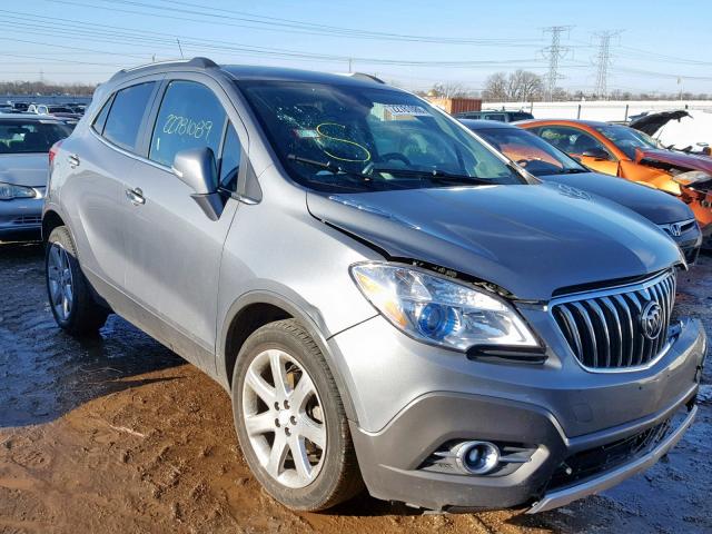 KL4CJCSB4EB627879 - 2014 BUICK ENCORE GRAY photo 1