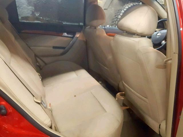 KL1TD56688B103121 - 2008 CHEVROLET AVEO BASE Qırmızı foto 6