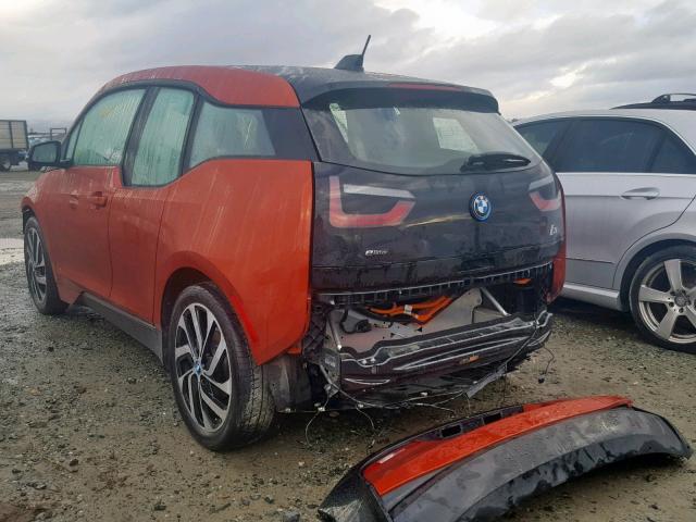 WBY1Z2C50FV555554 - 2015 BMW I3 BEV ORANGE photo 3