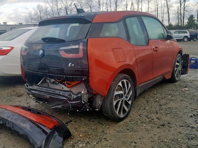 WBY1Z2C50FV555554 - 2015 BMW I3 BEV ORANGE photo 4