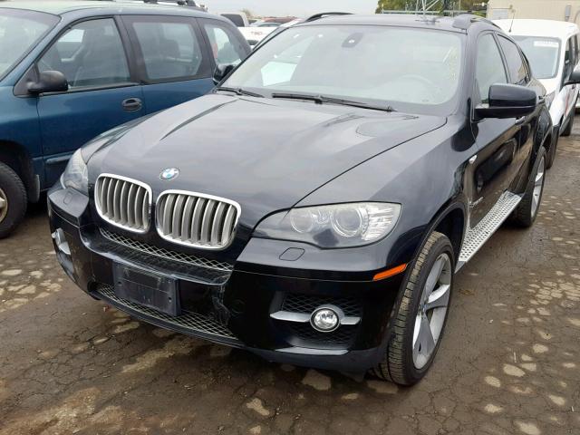 5UXFG83509LZ93148 - 2009 BMW X6 BLACK photo 2