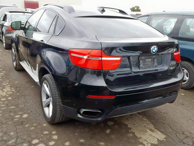 5UXFG83509LZ93148 - 2009 BMW X6 BLACK photo 3