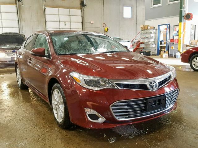 4T1BK1EB7DU046454 - 2013 TOYOTA AVALON BAS BURGUNDY photo 1