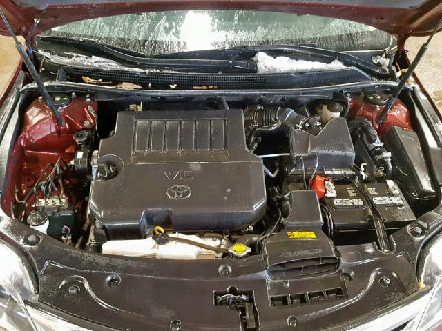 4T1BK1EB7DU046454 - 2013 TOYOTA AVALON BAS BURGUNDY photo 7