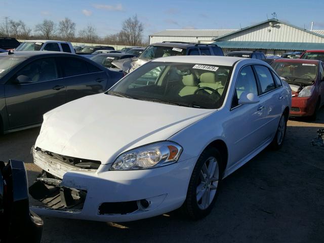 2G1WC5E30C1314797 - 2012 CHEVROLET IMPALA LTZ WHITE photo 2