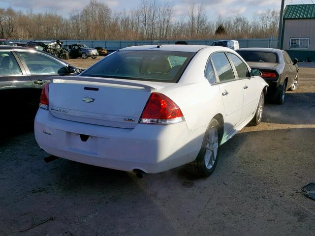 2G1WC5E30C1314797 - 2012 CHEVROLET IMPALA LTZ WHITE photo 4