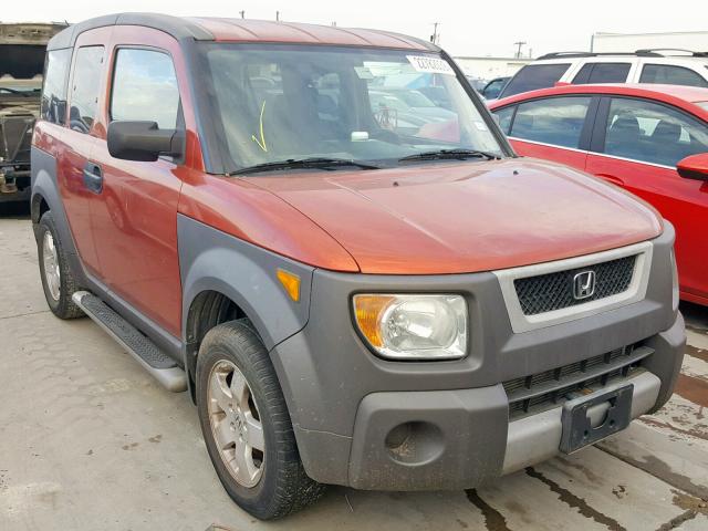 5J6YH18684L000725 - 2004 HONDA ELEMENT EX ORANGE photo 1