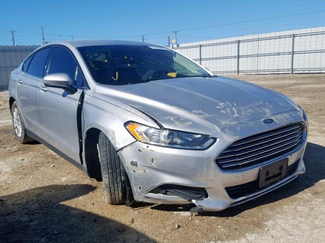 3FA6P0G70GR132541 - 2016 FORD FUSION S SILVER photo 1