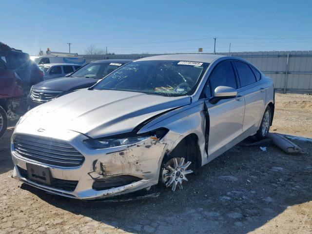 3FA6P0G70GR132541 - 2016 FORD FUSION S SILVER photo 2