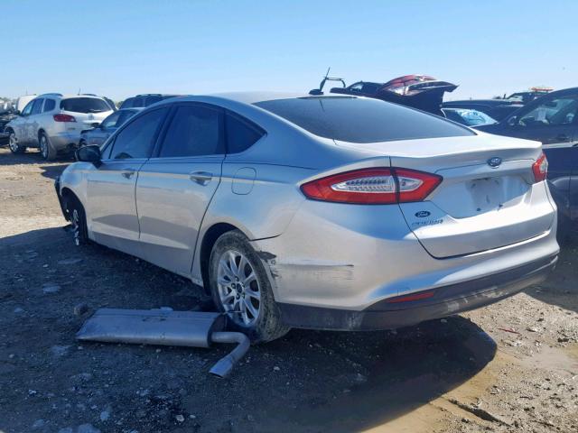 3FA6P0G70GR132541 - 2016 FORD FUSION S SILVER photo 3