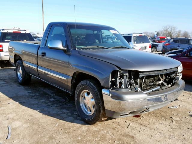 1GTEC14V42Z315004 - 2002 GMC NEW SIERRA GRAY photo 1