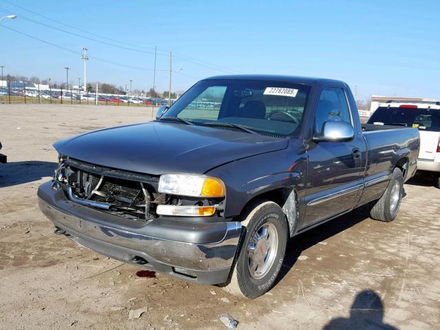 1GTEC14V42Z315004 - 2002 GMC NEW SIERRA GRAY photo 2