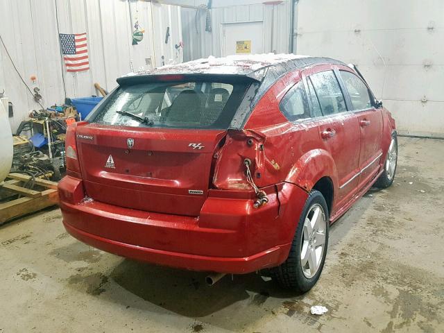 1B3HE78K87D203743 - 2007 DODGE CALIBER R/ RED photo 4