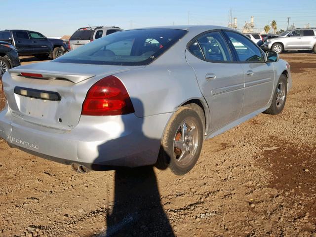 2G2WS522641174847 - 2004 PONTIAC GRAND PRIX SILVER photo 4