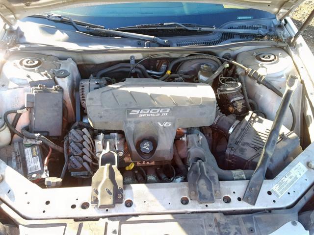 2G2WS522641174847 - 2004 PONTIAC GRAND PRIX SILVER photo 7