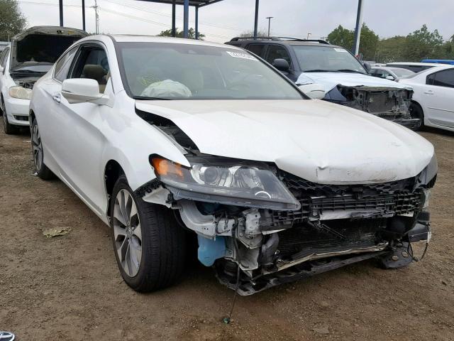 1HGCT1B8XFA001321 - 2015 HONDA ACCORD EXL WHITE photo 1