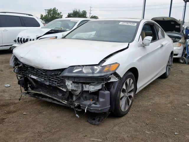 1HGCT1B8XFA001321 - 2015 HONDA ACCORD EXL WHITE photo 2