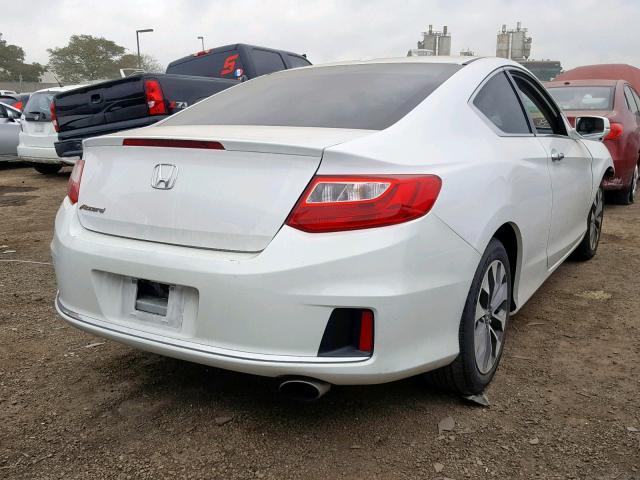 1HGCT1B8XFA001321 - 2015 HONDA ACCORD EXL WHITE photo 4