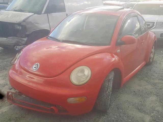 3VWCK21C03M407732 - 2003 VOLKSWAGEN NEW BEETLE Қызыл фото 2