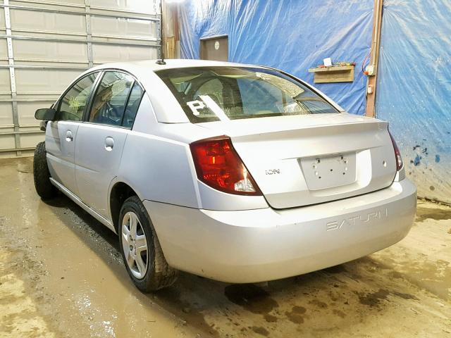 1G8AJ55F07Z180026 - 2007 SATURN ION LEVEL SILVER photo 3