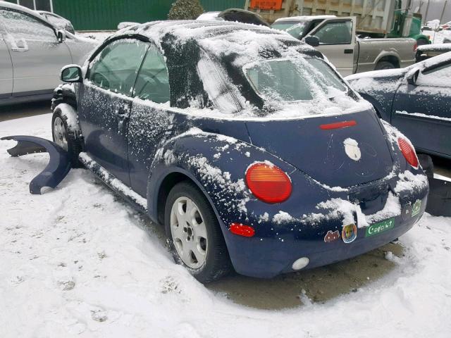 3VWCK21Y13M312687 - 2003 VOLKSWAGEN NEW BEETLE Qara foto 3