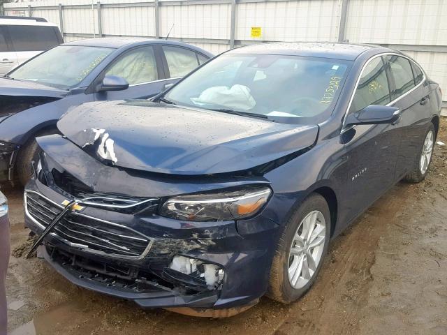 1G1ZJ5SU7HF264416 - 2017 CHEVROLET MALIBU HYB BLUE photo 2