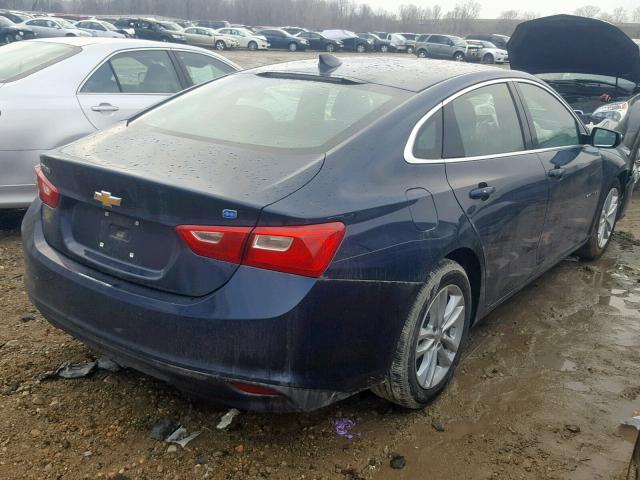 1G1ZJ5SU7HF264416 - 2017 CHEVROLET MALIBU HYB BLUE photo 4