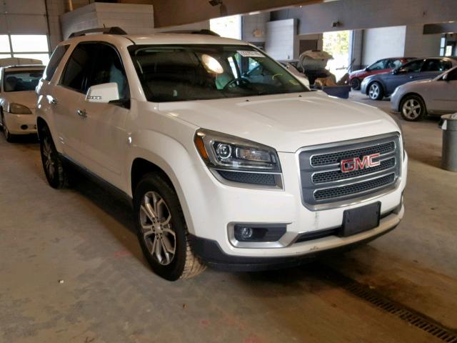 1GKKVRKD2DJ186143 - 2013 GMC ACADIA SLT WHITE photo 1