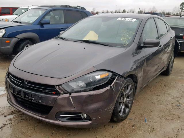 1C3CDFFA8GD820533 - 2016 DODGE DART SXT S GRAY photo 2