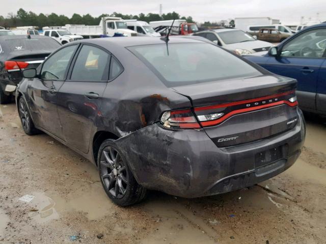 1C3CDFFA8GD820533 - 2016 DODGE DART SXT S GRAY photo 3