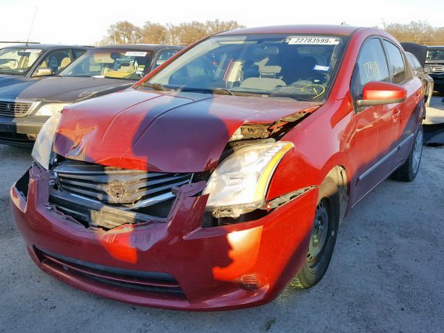 3N1AB6AP6BL687457 - 2011 NISSAN SENTRA 2.0 RED photo 2