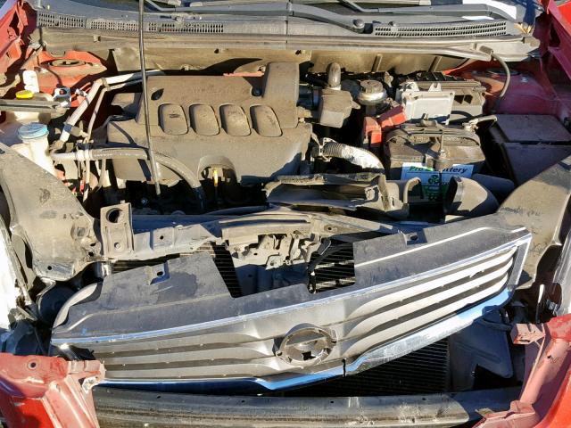 3N1AB6AP6BL687457 - 2011 NISSAN SENTRA 2.0 RED photo 7