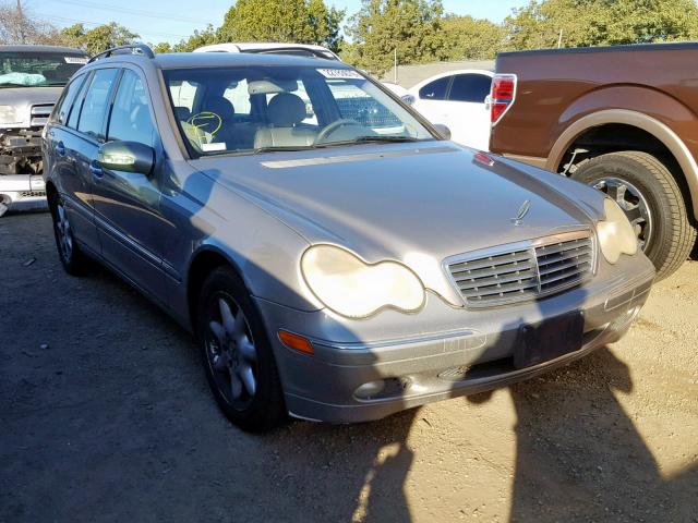 WDBRH61J24F451300 - 2004 MERCEDES-BENZ C 240 SPOR GRAY photo 1