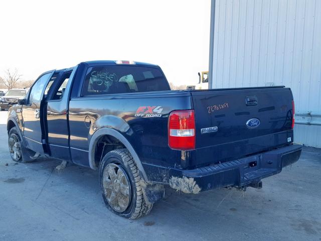 1FTPX14V87FA68494 - 2007 FORD F150 BLACK photo 3